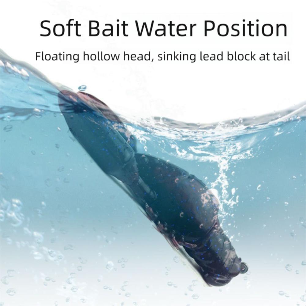 8cm Bionic Lobster Bait Submerged Hammer Shrimp Bait Lure Soft Bait  Lobster Fishing