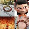 Nezha2Original Red Agate Yellow Tower Crystal Bracelet, New Popular Item on Xiaohongshu, Women's Bracelet Jewelry