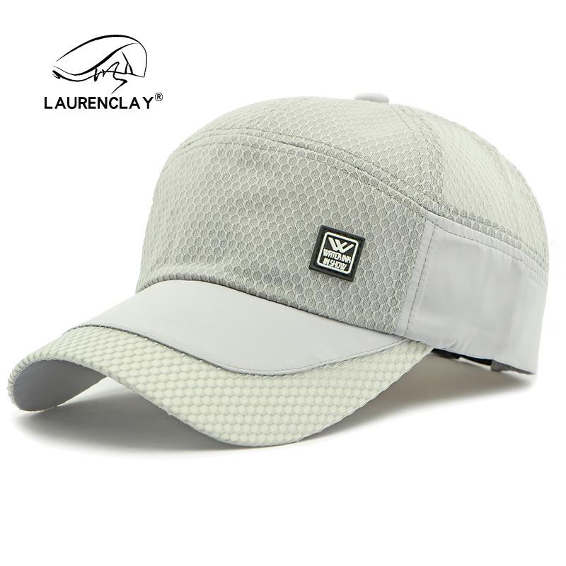 

Summer new quick-drying cap men s outdoor sunscreen visor sports baseball cap hot stamping letter sunshade cap women Adjustable светло-серый