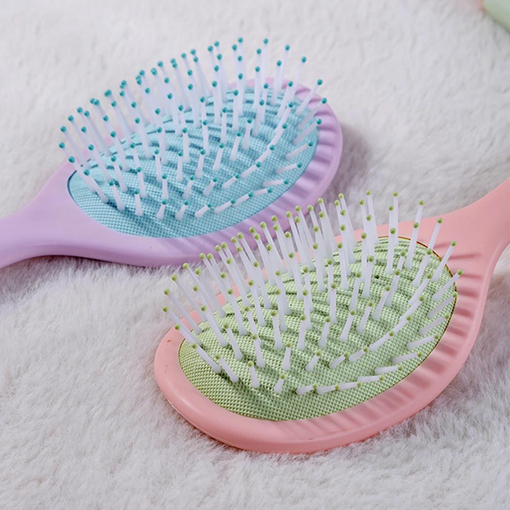 1pcs Candy Color Air Bag Comb Plastic Massage Anti Static Hair Brush Head Massager Household Curly Hair Comb Hair Styling Tool
