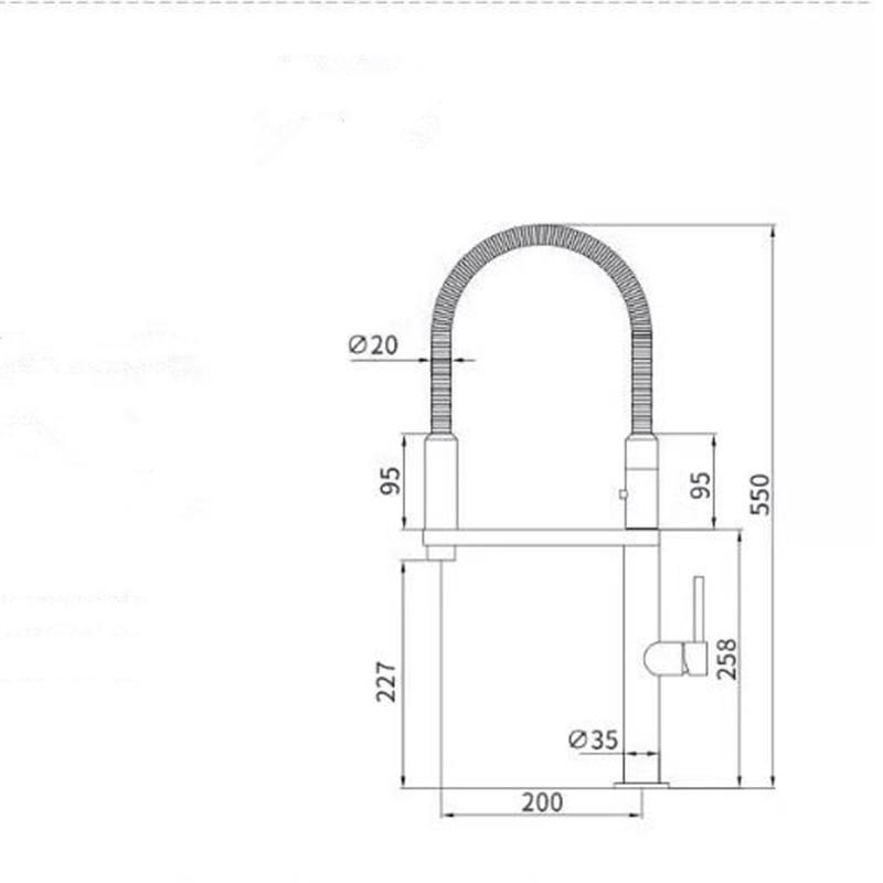 Goldene Küchenarmatur Messing Klappbar Ausziehbar Spültischarmatur Ausziehbar Schwarze Spültischarmatur Federauslauf Mischbatterie Heiß Kalt Wasserhahn