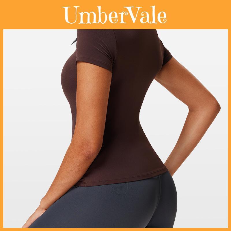 Womens Summer Yoga T Shirt With Breathable Fabric For Running And Fitness Practice