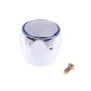 2Pcs  Cold Tap Top Head Faucet Cover Chrome Plated Replacement Set Kitchen Bathroom Faucet Handle Fixture Accessories