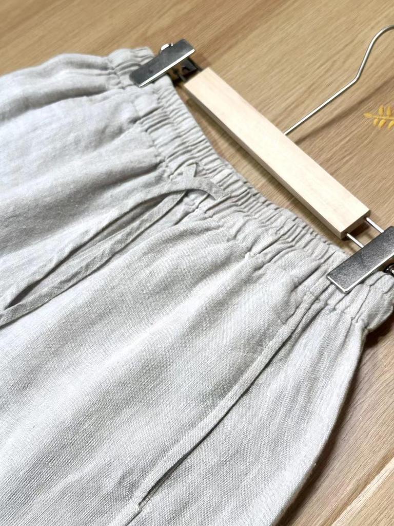 2026 New Minimalist Japanese Linen Wide-Leg Women's Pants – Versatile, Casual, Loose Fit