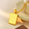 Gold Diamond-Pointed Heart Iris Pendant Necklace - Ancient Method, Fashionable & Exquisite.