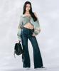 Zeroplanet Nora Two-Way Button Cardigan [Forest]