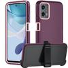 MOTO G Play 5G 2024 Three-in-One Protective Case: Full Coverage, Three-Proof Design