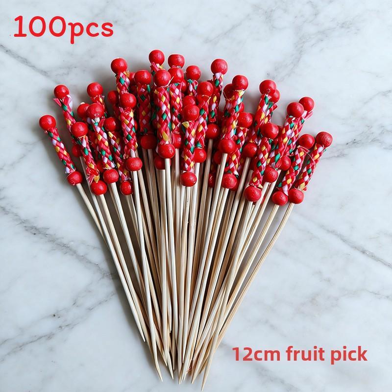 Hawaiian Tissue Paper Umbrella Fruit Stick Swizzles For Party Table Centerpieces