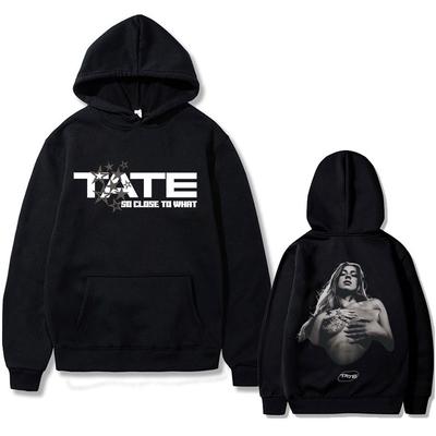 Zangeres Tate Mcrae Album Zo Dichtbij Wat 2025 Wereldtour Hoodie Mannen Vrouwen Mode Popmuziek Sweatshirt Retro Oversized Pullover
