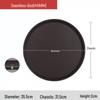 SPSR Anti-slip Round Plastic Serving Tray