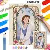 Belle Beauty and the Beast Oil Painting Digital Painting Art Kit Handmade Diy Gifts Home Decorations