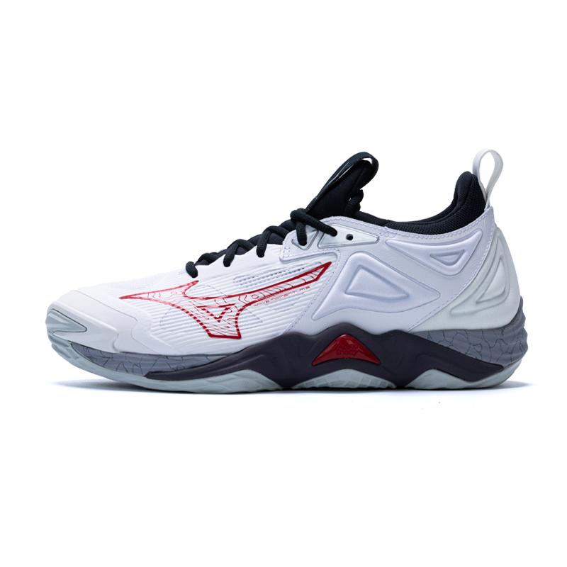 Mizuno Wave Momentum 3 Unisex White Red V1GA231296 39