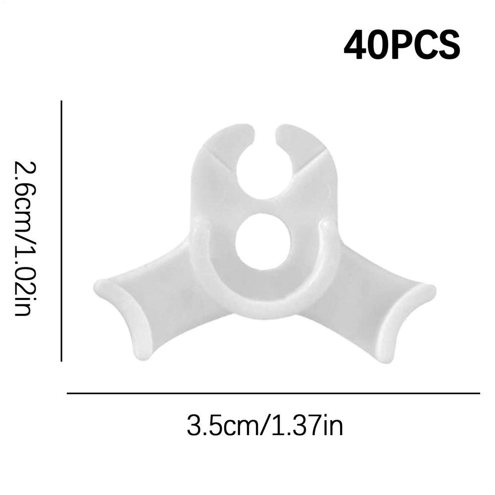 Plant Training Clips 40Pcs/set Flexible Reuseable Plants Flower Training Bender For Garden Flowers Fruits Planting