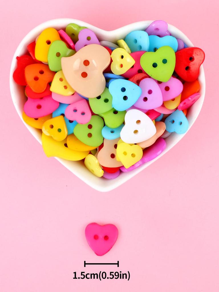 Kindergarten Creative DIY Colorful Resin Button Kit for Kids