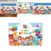 Cocomelon Family Photography Backdrops With Bright Colors For Party Decoration 120*80cm