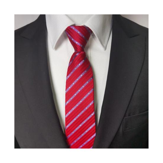 Men Tie with Zipper Design Multiple Patterns Colors Adjustable Length Tie Business Weddings Parties Formal Tie