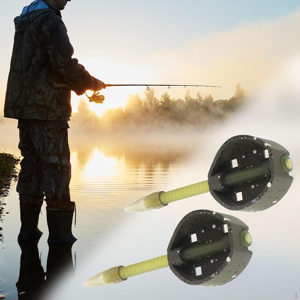 2 stück Angeln Köder Halter Locken Robust Anhänger Mehrweg Multifunktions