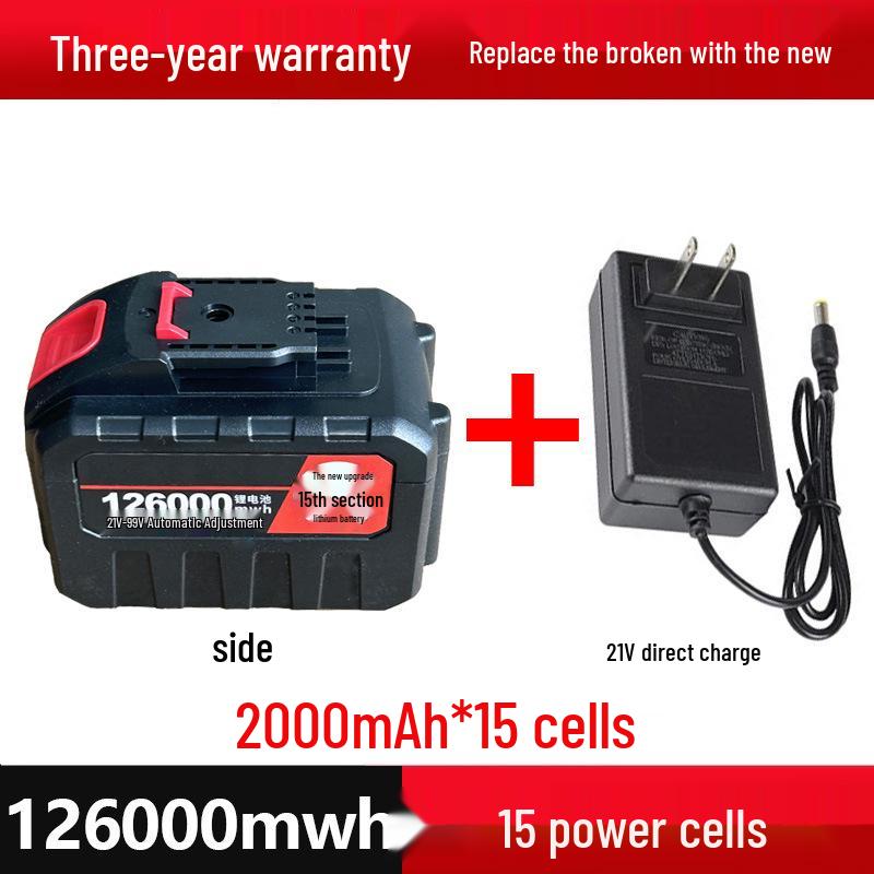 21V Rechargeable Handheld Drill with Large Capacity Lithium Battery