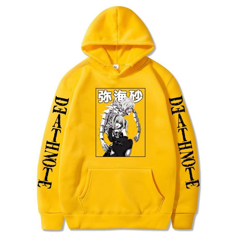 Misa Death Note Japanese Animation Men's Hoodie New Sweatshirt Men Womnen Fashion Pullover Men's Fleece Hoodies