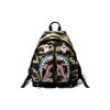 Bape Camouflage Shark Print Zipper Color Block Multi-Pocket Nylon Backpack Unisex Backpack Camouflage-Yellow 182038D