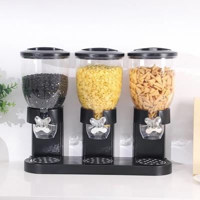 Transparent Dry Food Dispenser Storage Jar BPA Free Large Capacity Easy