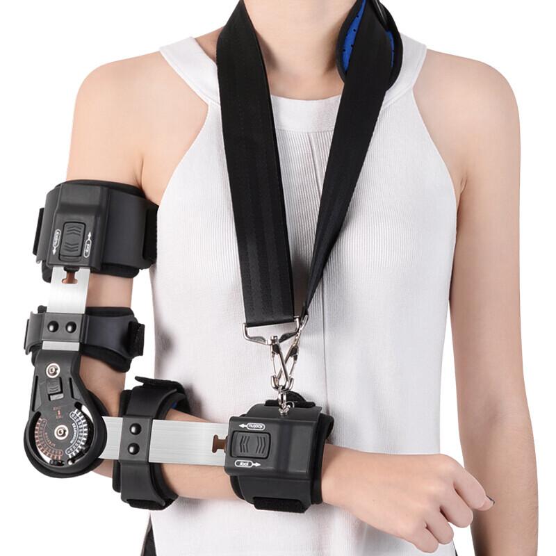 Fixed New Elbow Joint Fixation Brace ROM Hinged Shoulder Arm Sling Forarm Braces Support Splint Orthosis Adjustable Sling