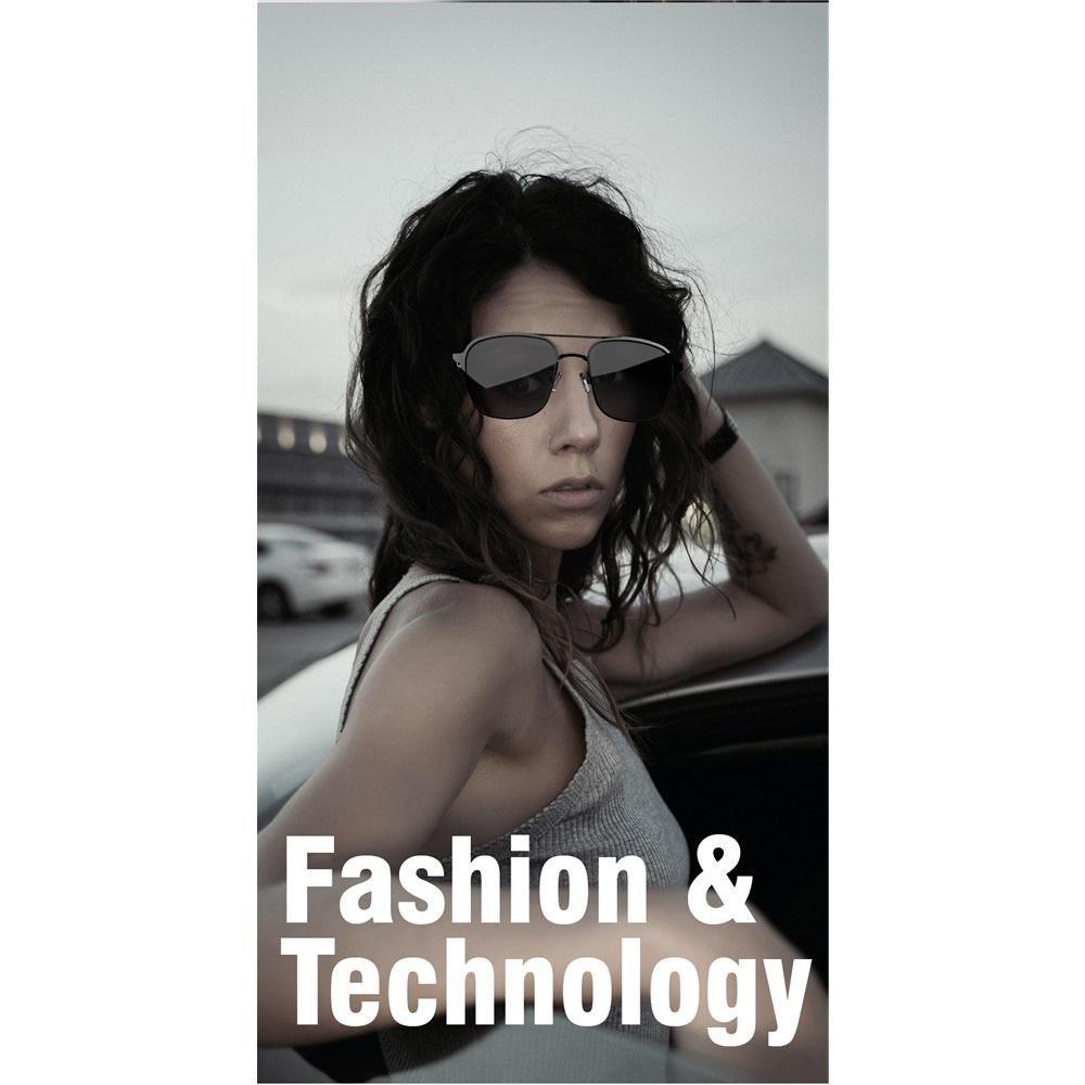 Gafas de Sol Inteligentes de Audio SG-11 Pro, Gafas de Conducción Ósea Bluetooth 5.4 con Protección UV Anti Luz Azul Sonido HIFI