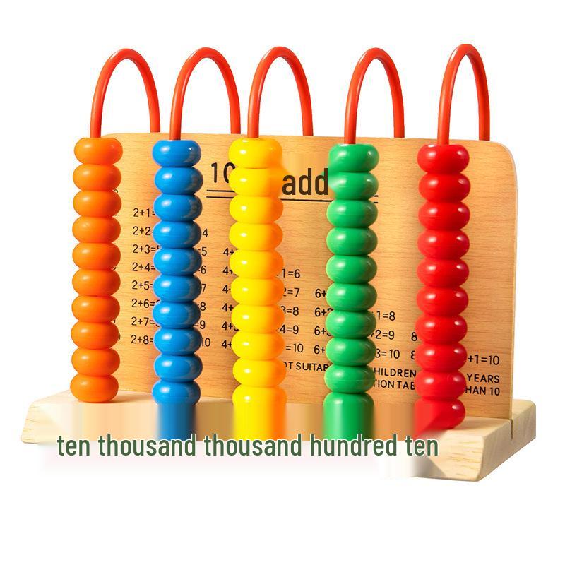 Five-Speed Abacus for 1st and 2nd Grade Math Learning