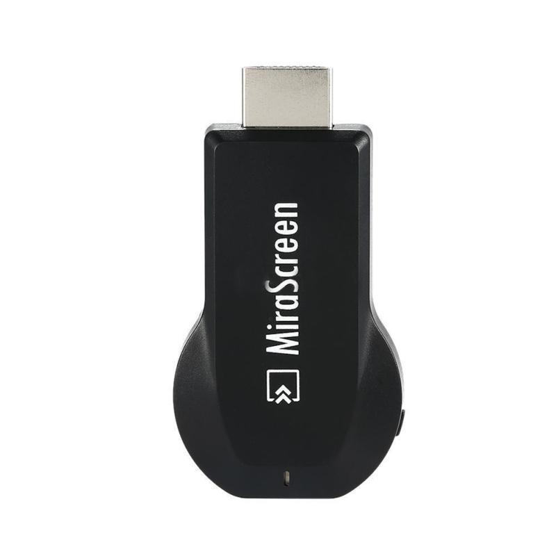 

1080P MiraScreen WiFi Display Receiver 2.4G HDMI-сумісний DLNA Airplay Miracast AV TV Dongle чорний