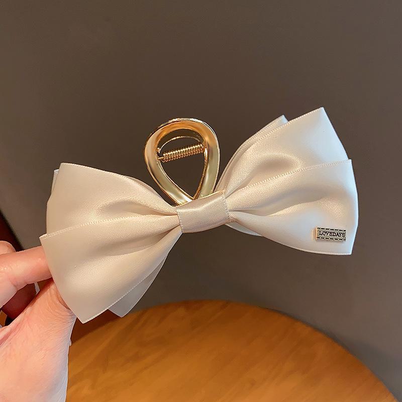 

Заколка для волос в виде бабочки премиум-класса для женщин - Милый аксессуар для волос на затылке F1065 бежевый