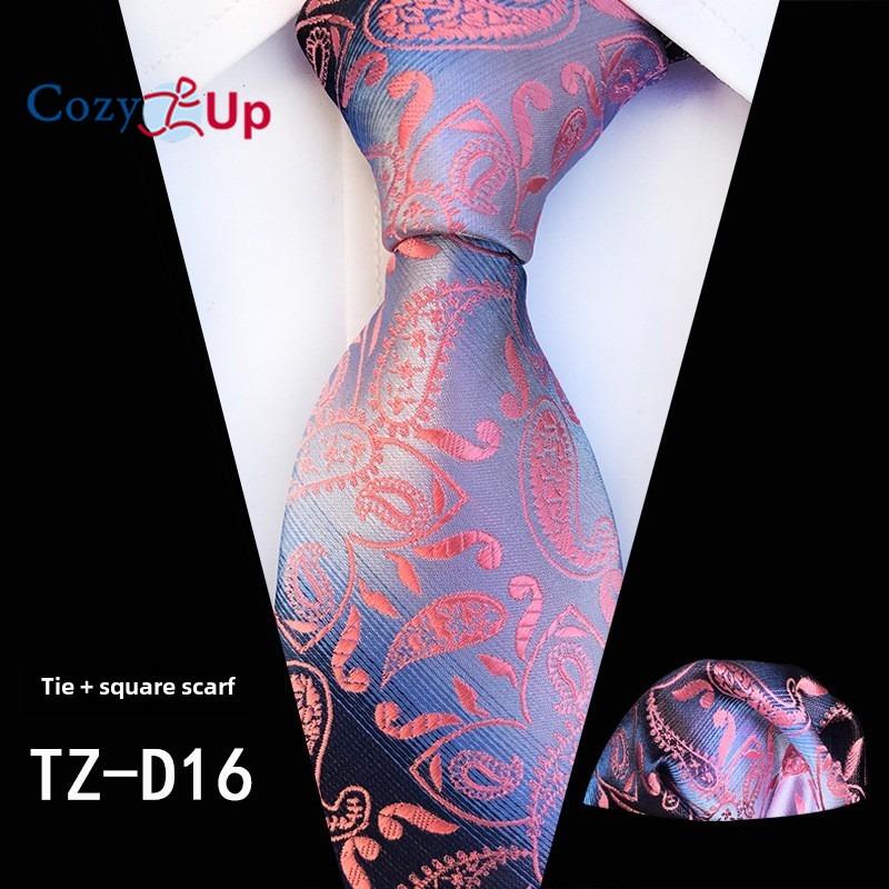 Cozy Up Fashion Paisley Multi-Colour Men's Tie Square Towel Set