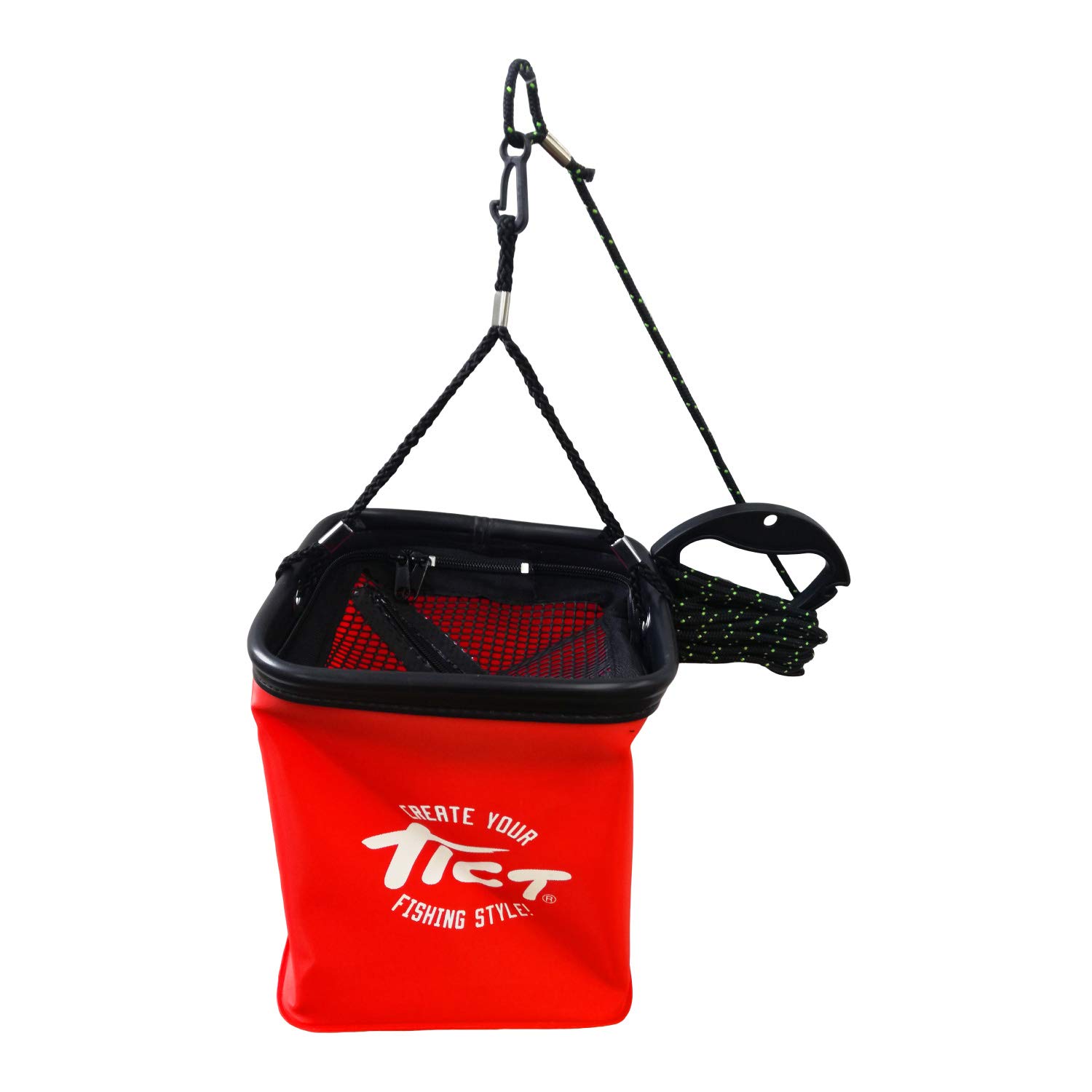 

Tikto Folding Live Bucket Red