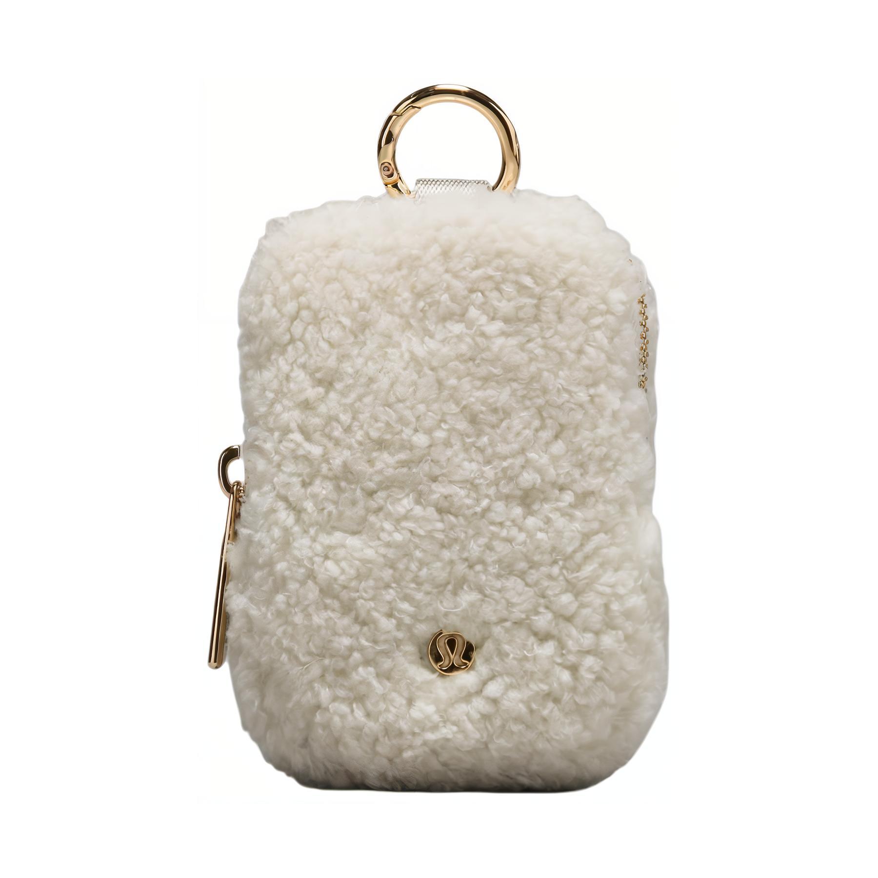 Lululemon Clippable Nano Fashion Casual Zipper Wallet Women Wallet White LU9C86S-311815 White