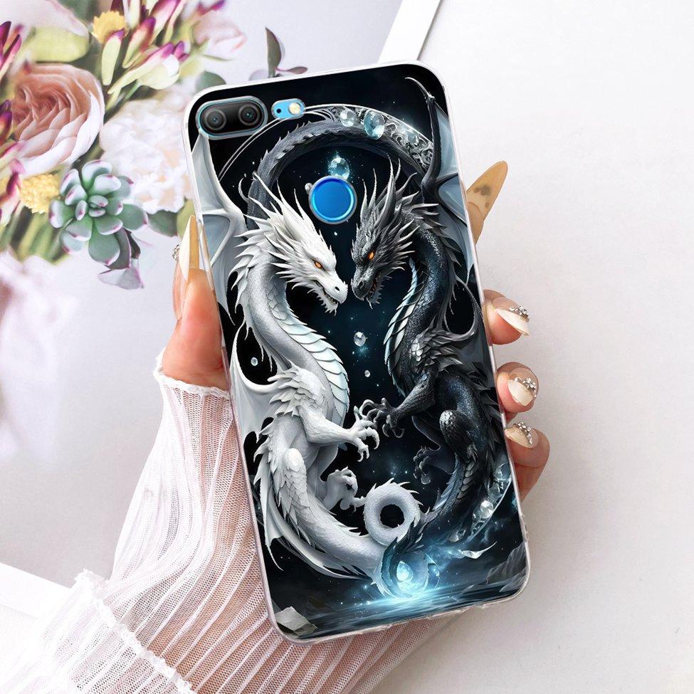 Transparent For Honor 9Lite LLD-L11 LLD-L21 Casing For Honor 9 Lite Case Cover Luxury Fashion Butterfly Funny Cute Painted