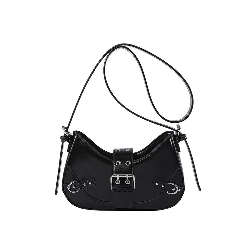 

Красная персонализированная сумка через плечо для женщин, новая мода, универсальные, крутые, для девушек, мотоциклетные сумки на одно плечо, сумки из искусственной кожи под мышками