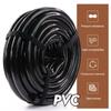 1/2" 13/16mm PVC Hose Garden Irrigation Auto Watering Pressure-Proof Black Main Tube Lawn Agriculture Orchard Car Wash Fitting