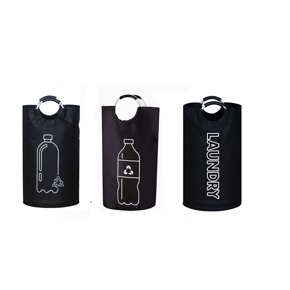 with  Handle Folding Storage Bag 82L Laundry Bin Empty Bottle Storage Basket  Wastewater Collection