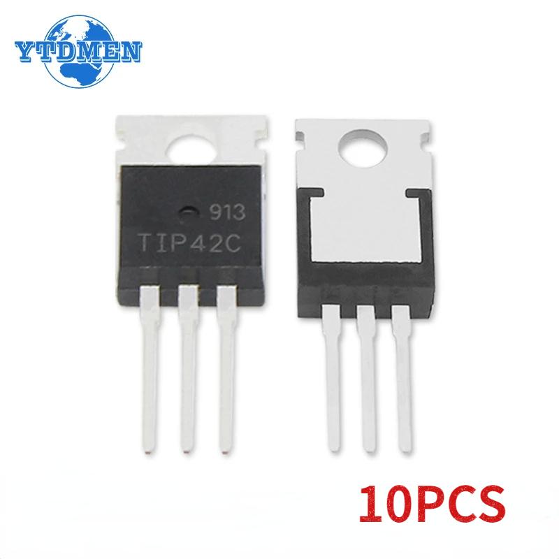 5/10PCS TO-220 Transistor TIP41C TIP42C 100V 6A NPN Transistors TIP41 TIP42