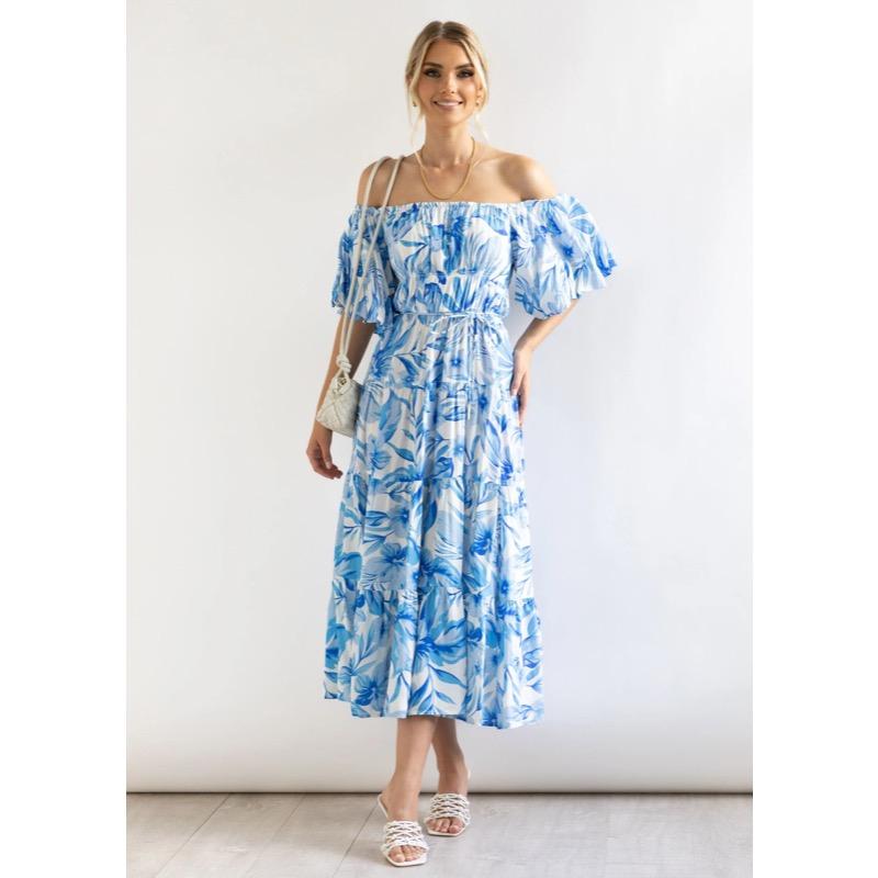 Bubble Sleeve Dress for Women