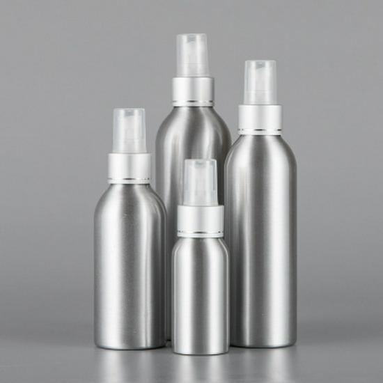 Electroplated Aluminum Refillable Spray Bottle (30-500ml) for Alcohol, Toner, Makeup, Disinfectant, or Water