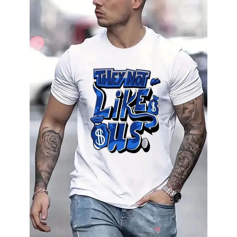 

European sizes Men Casual Short Sleeve Tee - Comfortable Crew Neck, Soft Adorable Tees Tops 4XL білий
