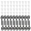 TARUOR 20pcs Threaded Boilie Bait Screws 40pcs Fishing Hook Stop Hook Boilies Stopper Fishing Hook