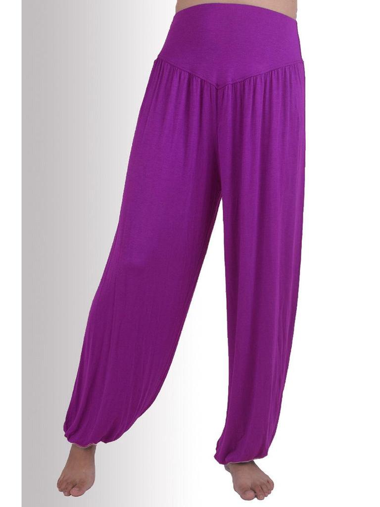 Yi Wu Manchet Lantaarn Tai Chi en Yoga Broek - Grote Maat Modaal Kleding