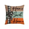 New Pumpkin Letter Print Pillow for Autumn Living Room Sofa Cushion Bedside Bay Window Cushion Cover