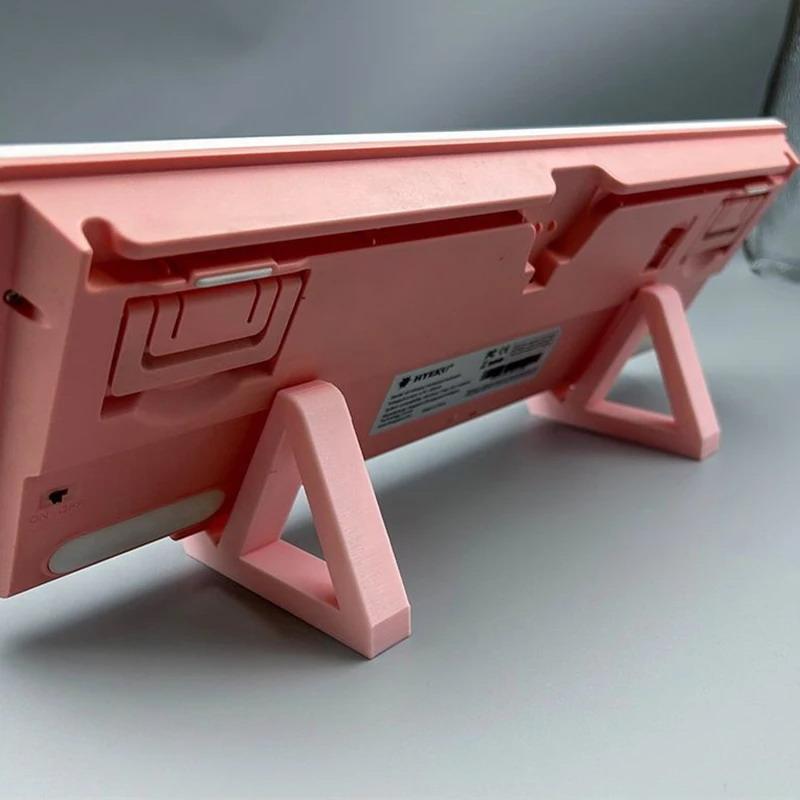 Double Layer Mechanical Keyboard Rack Acrylic Display Stand Holder for Desktop Organization Office Gaming Use