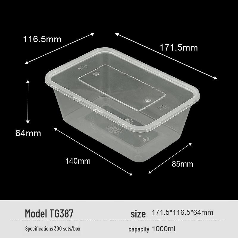 

Disposable Rectangular Takeout Boxes