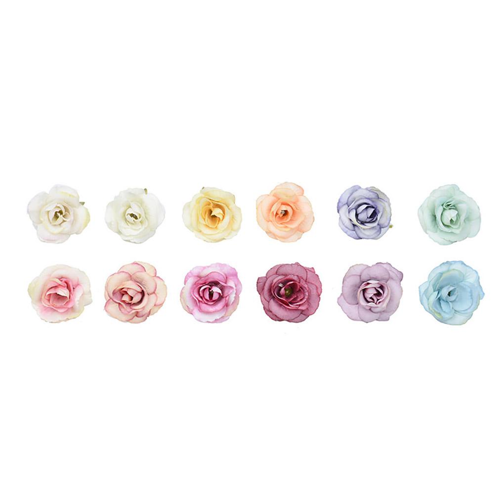 Artificial Flowers Home Silk Flower Decor Rose Head Artificial Rose Head