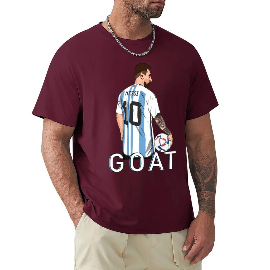 High Quality Casual Graphic Movement Tra CELEBRATION Lionel And Andrés And Messi And Argentina No.10 GOAT Caricature 50 Top Tee