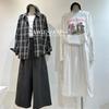 Autumn 2025 Korean-Style High-Waisted Slimming Cargo Pants for Women - Loose, Straight-Leg, Wide-Leg Casual Trousers