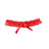 2Pcs Thigh Rings Vibrant Color Non-Fading Wear Resistant Friendly To Skin Bow-knot Design Lace Cosplay Belt Sexy Fashion Bride Leg